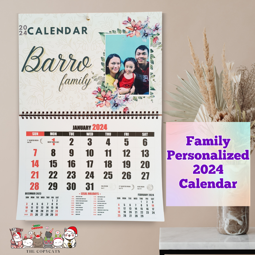 2024 CALENDAR CUSTOMIZED FAMILY CALENDAR WITH FREE LAYOUT DESIGNS   Ph 11134207 7r98p Lnztm8yo5t9l2f