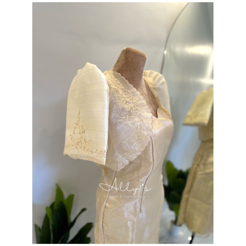 'Carmen' Filipiniana Bolero (Cream)