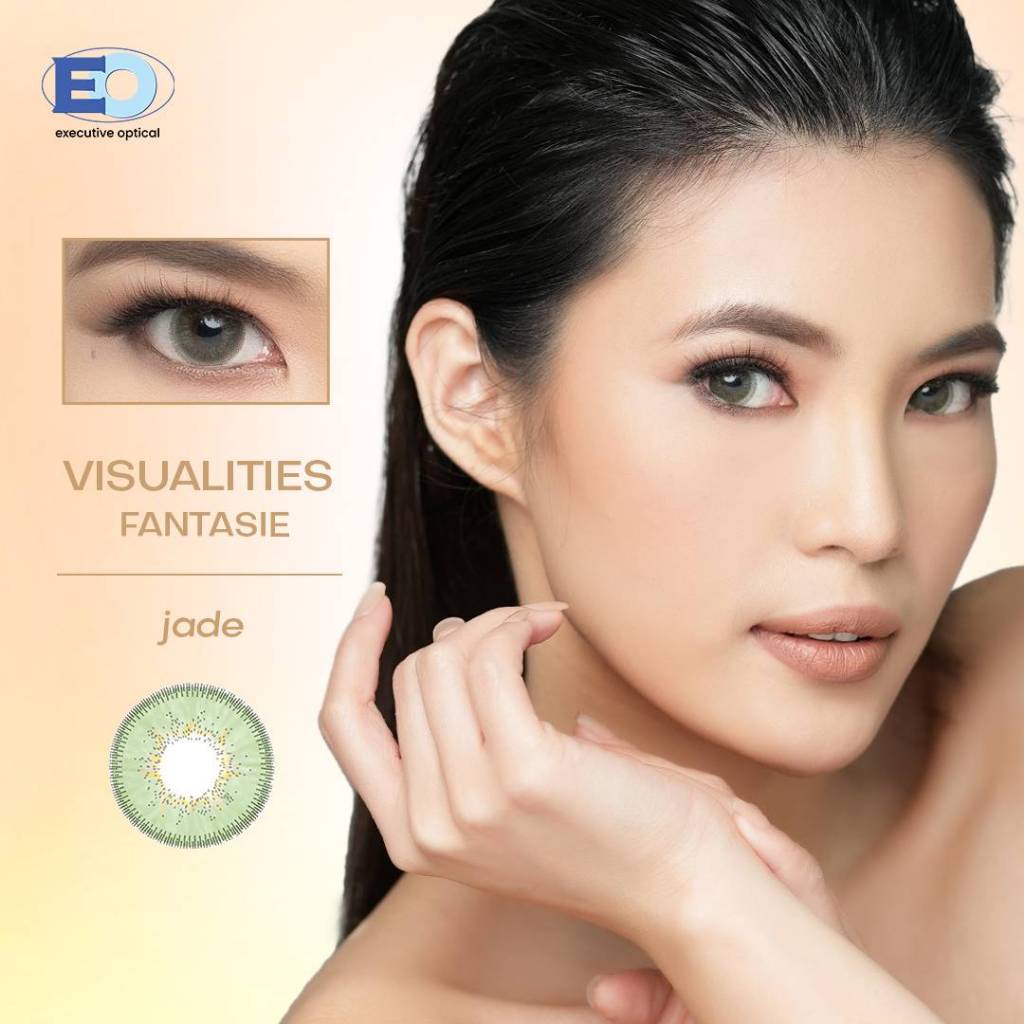 EO Visualities Fantasie Jade Graded Green Contact Lenses (6 months