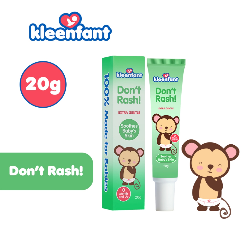 Kleenfant Don't Rash (20g) Hypoallergenic Baby Needs Skin Care for