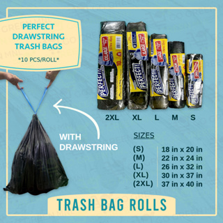 Garbage bags XL  10pcs per Roll for PHP44.64 available at Shoppable  Philippines B2B Marketplace