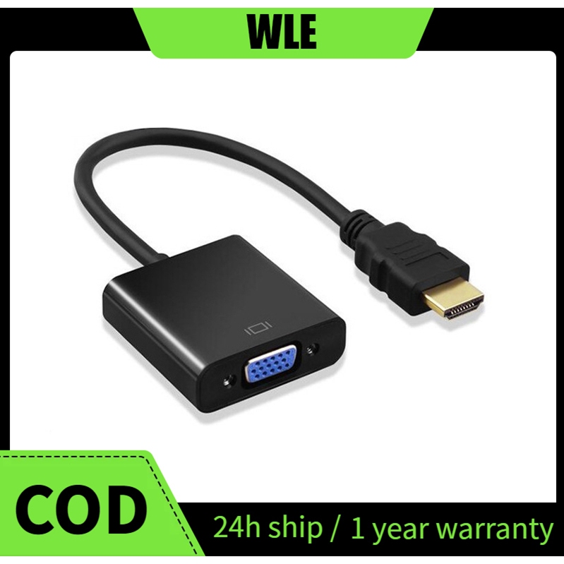 HDMI to VGA Adapter Converter Cable HDMI VGA Connector For TV Box PC Laptop Projector HDTV