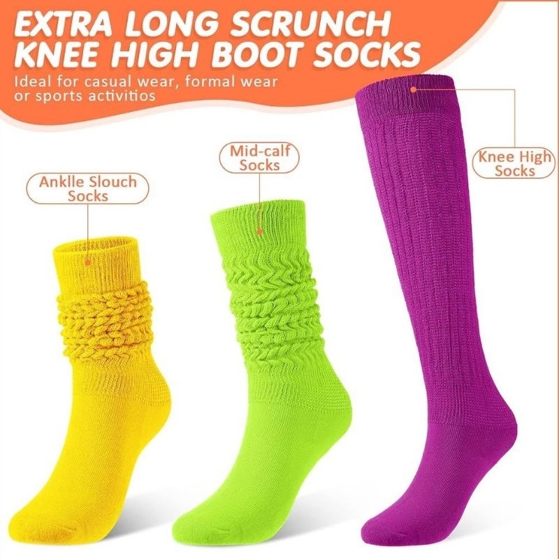 Japan Slouch Socks Loose Boots Lolita Sweet Girl Leg Warmers Knitted Socks Lengthen Heap Heap