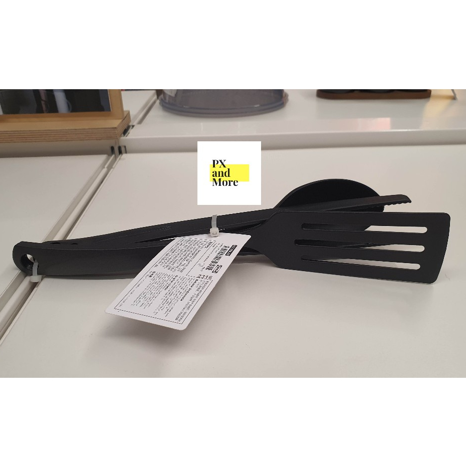 Original Ikea GNARP 3piece kitchen utensil set, black Shopee Philippines