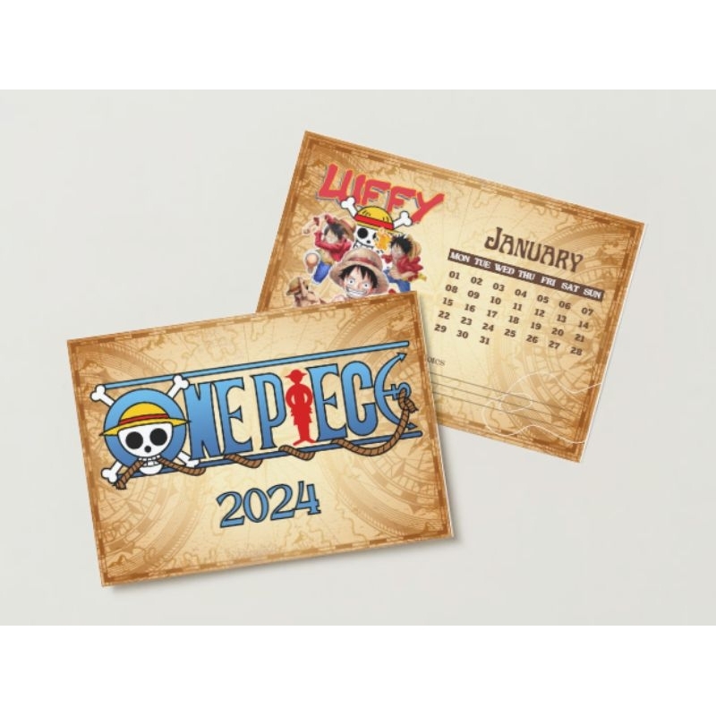 One Piece Calendar 2024 A4 Size Shopee Philippines