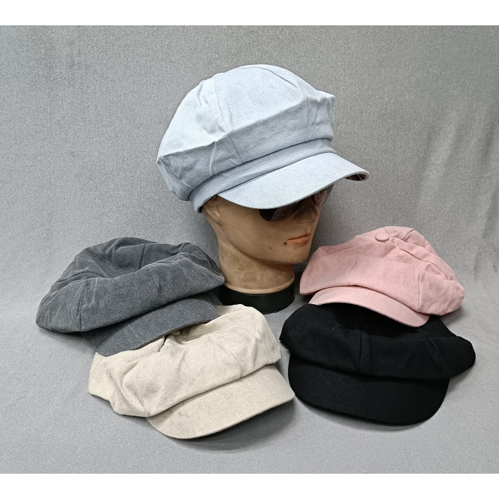 Beret Newsboy Cap Fashion Beret Hat Retro Baker Boy Hat Flat Cap Baker Boy Cap NBH 009 Shopee Philippines