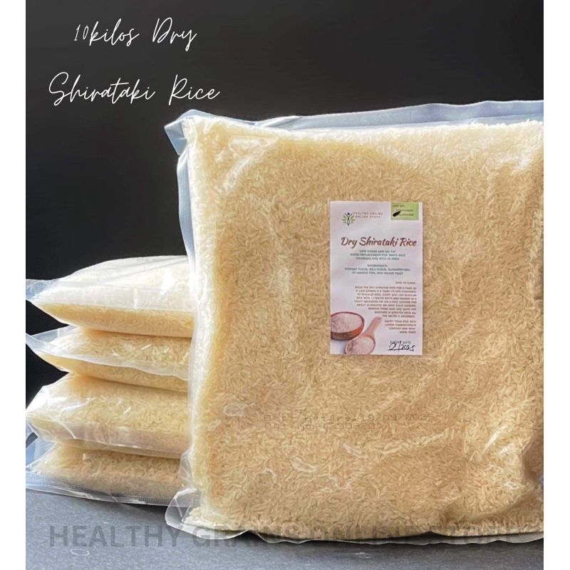 10 Kilos Dry Shirataki FDA APPROVED | Dried Konjac Shirataki Rice Keto ...