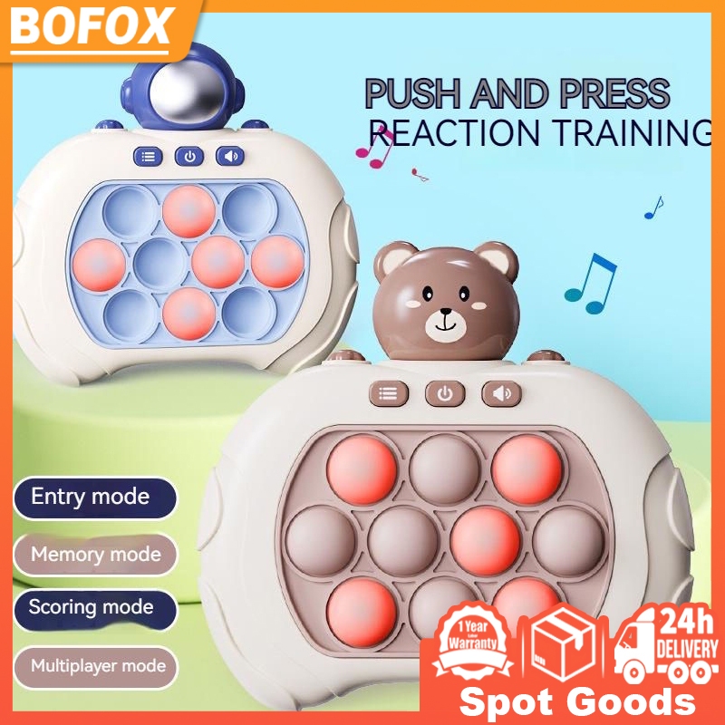 Pop It Game Machine PRO The Light-Up Pattern Popping Game Fidget Anti ...