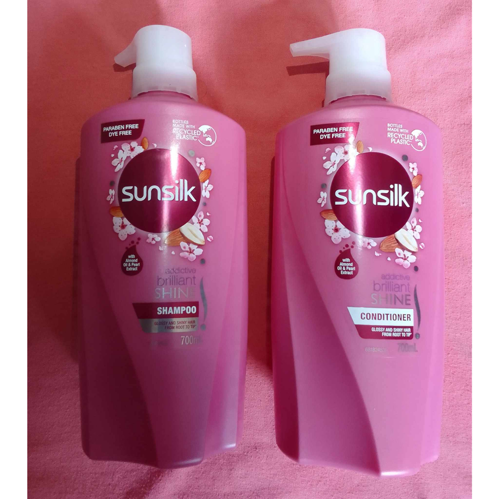 Sunsilk Shampoo and Conditioner Addictive Brilliant Shine (700ml