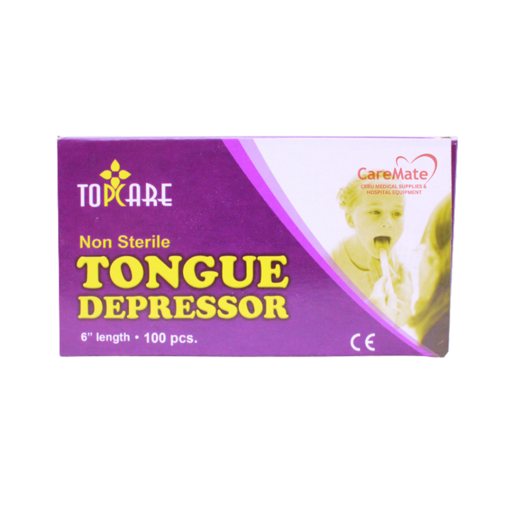 Tongue Depressor Wooden (NonSterile) 100’S, TOPCARE Shopee Philippines