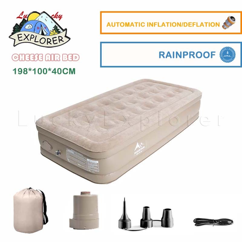 Camping Mattress Single Double Air Mattress Automatic Inflatable