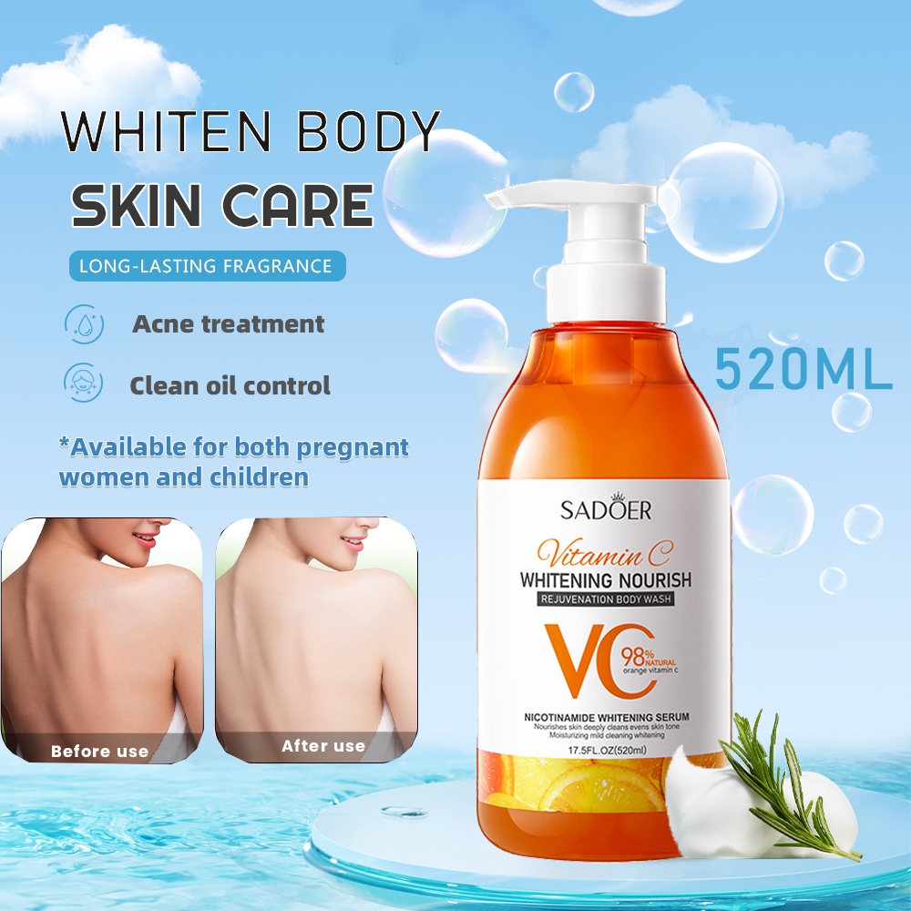 Whitening Body Wash With Nicotinamide & Vitamin C Permanent Britening