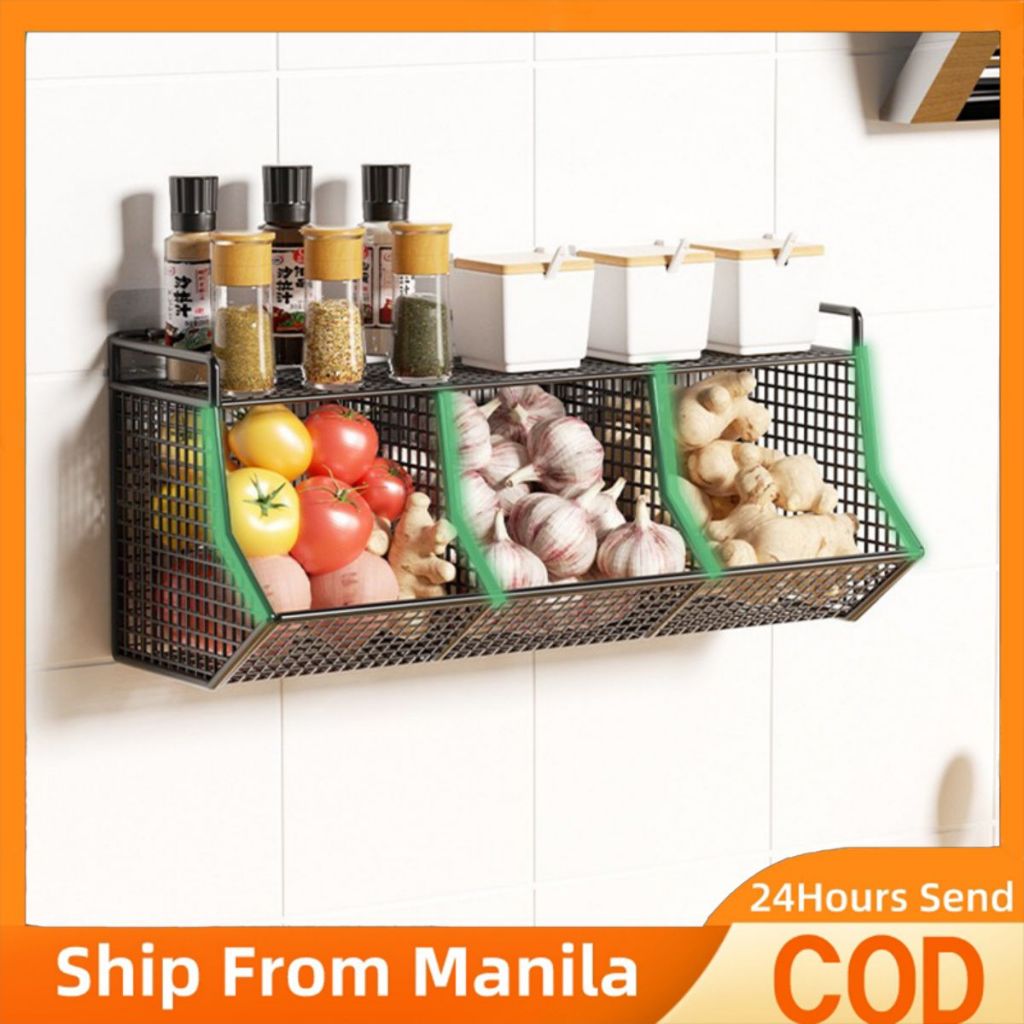CONE Kitchen Storage Rack Organizer | Shopee Philippines