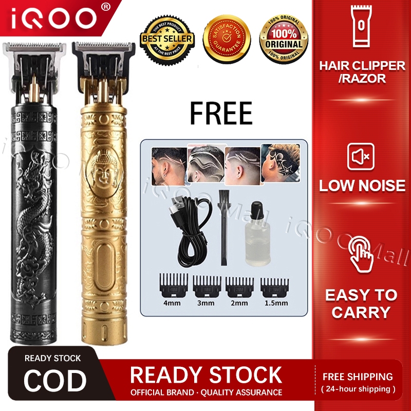 iQOO Razor Haircut Original Razor Shaver Men Hair Clipper Rechargeable ...
