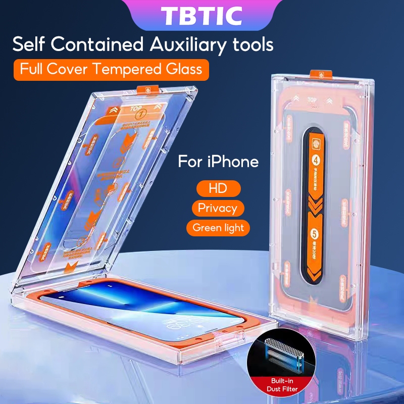 Privacy Tempered Glass For iPhone 16 15 14 13 12 11 X Pro Max plus HD