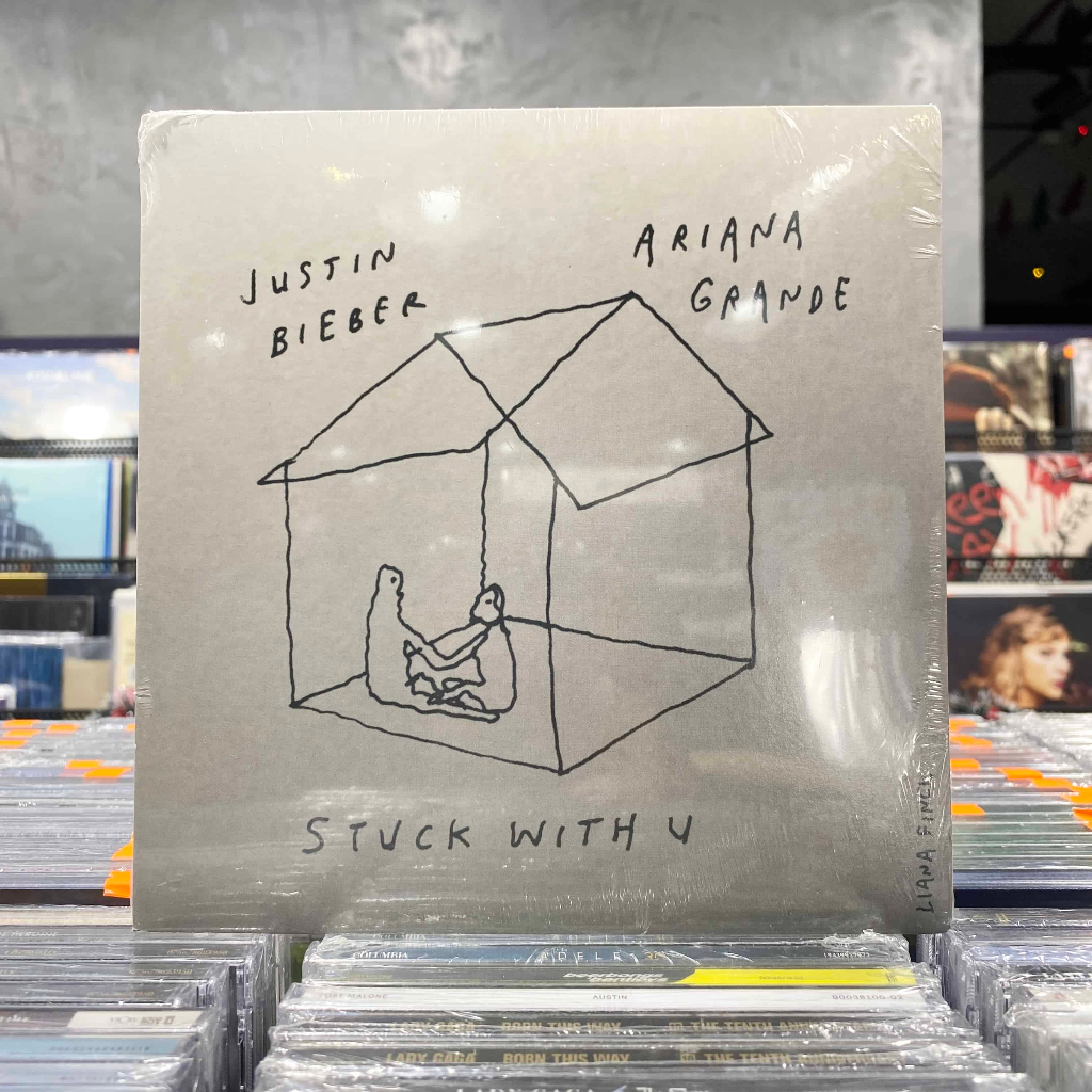 ARIANA GRANDE Stuck With U feat. Justin Bieber Vinyl (Black, 7 ...