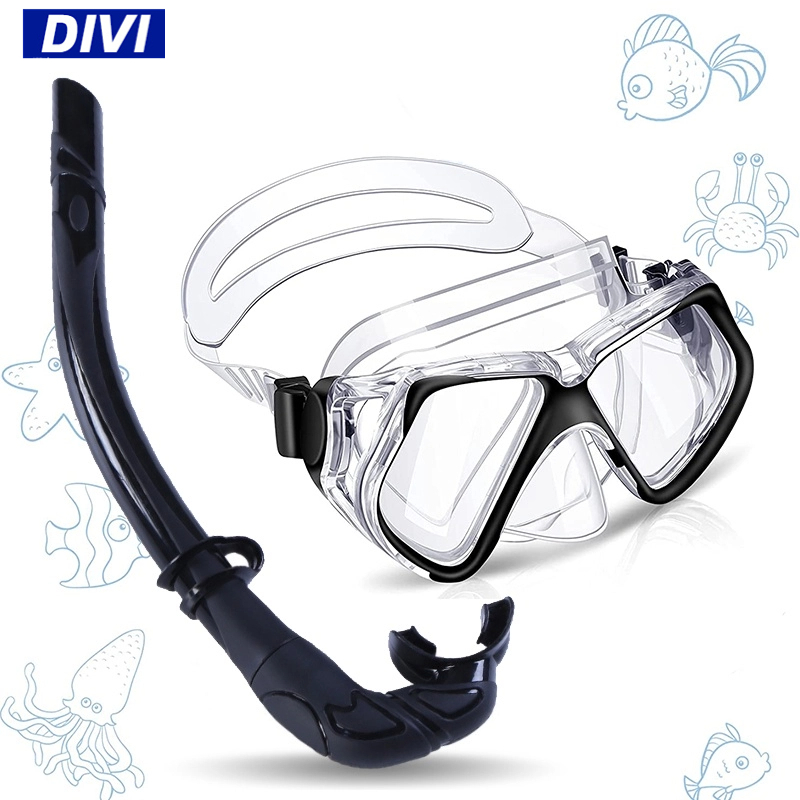 DIVI Fashion Snorkeling Set Snorkel Set for Adult Diving Mask with ...