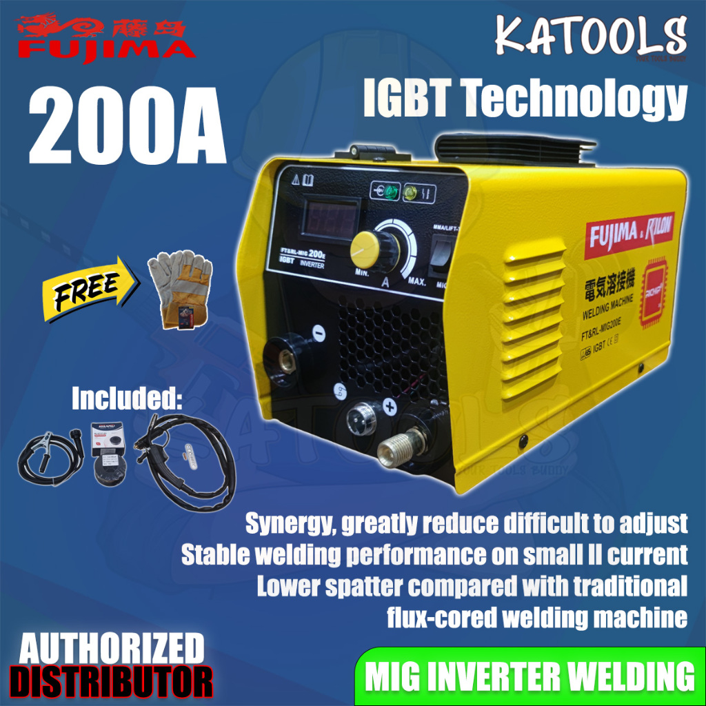 FUJIMA JAPAN RILON 200A Mig Inverter Welding Machine IGBT Technology
