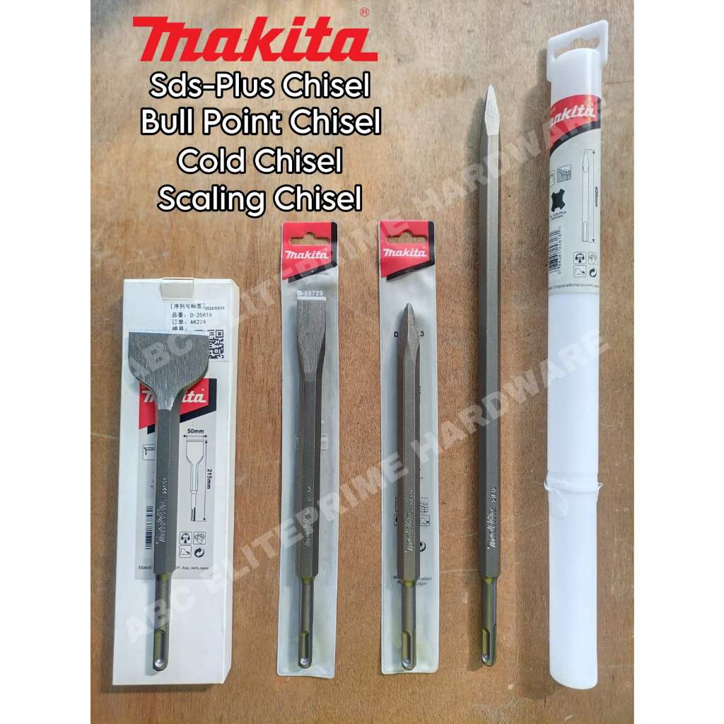 Makita SDS Plus Chisels for Hammers (Bull Point or