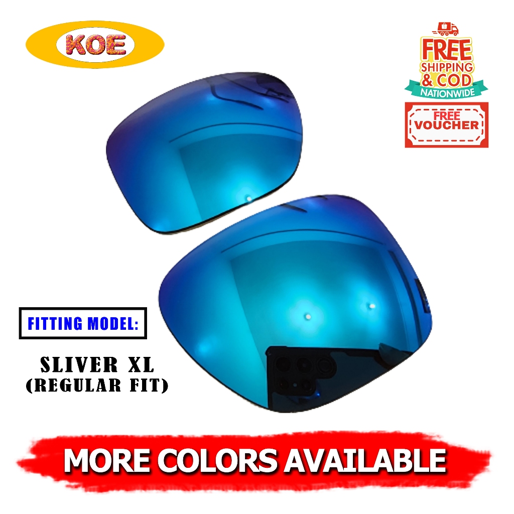APEX Polarized Replacement Lenses For Blenders Cool Ambition Sunglasses - Ice Blue Mirrored