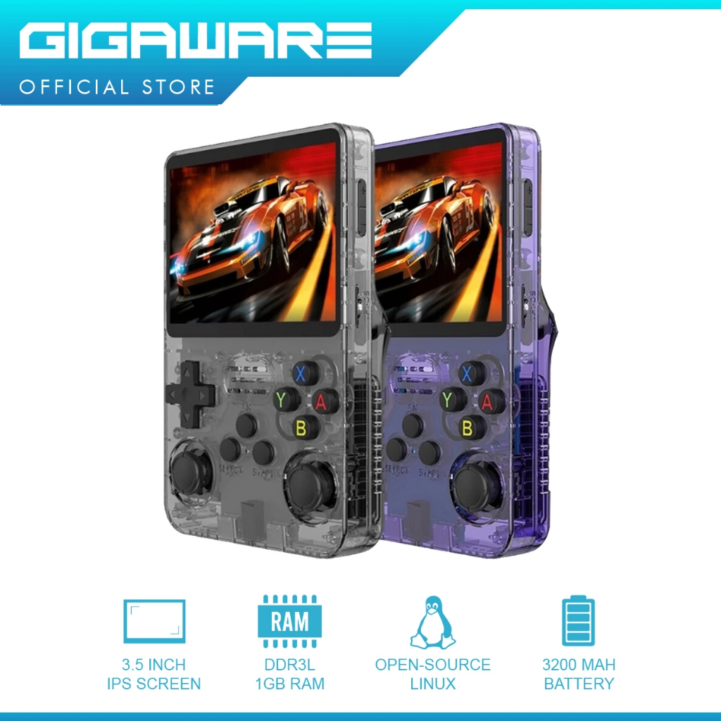 Gigaware R36S|R35S+ Retro Video Gaming Handheld Console Linux System ...