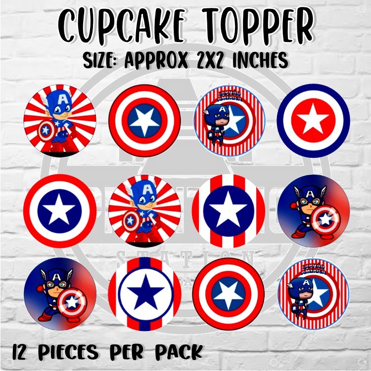 captain-america-theme-cupcake-topper-shopee-philippines