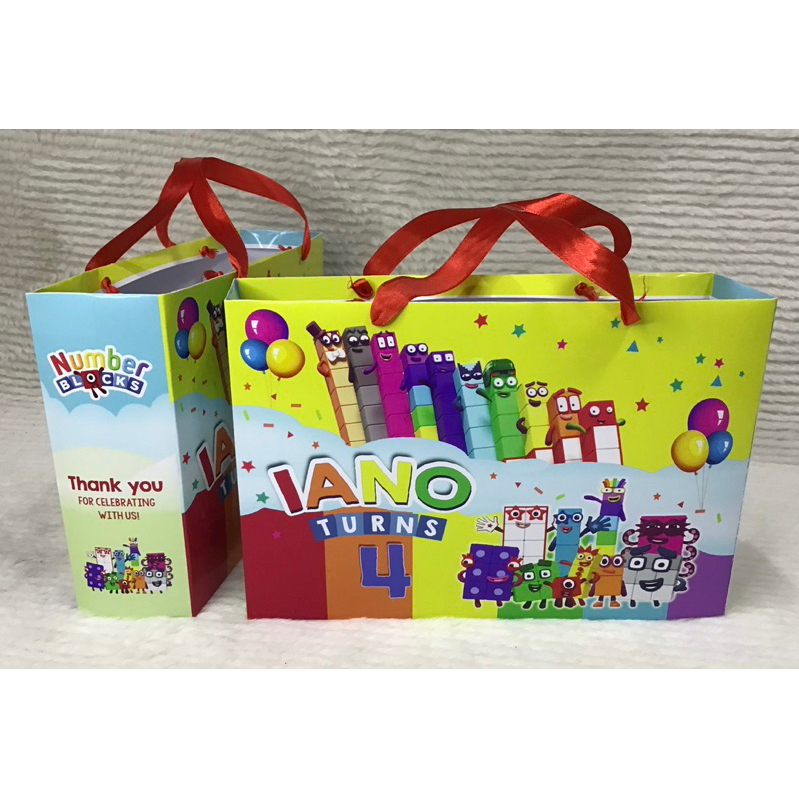 Personalized Number Blocks Party Needs and Give Aways | Shopee Philippines