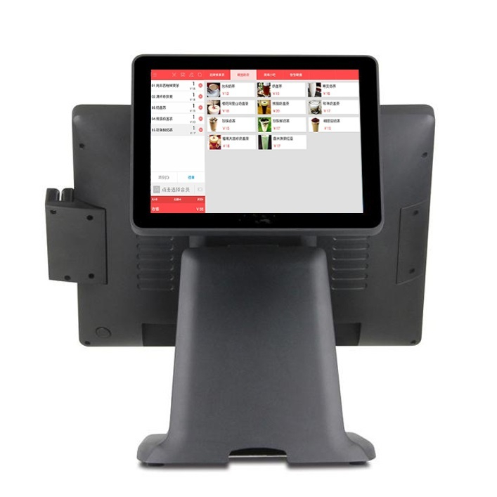GP-A2 All-in-one POS System Cash Register 15 Inch Touch Screen Machine ...