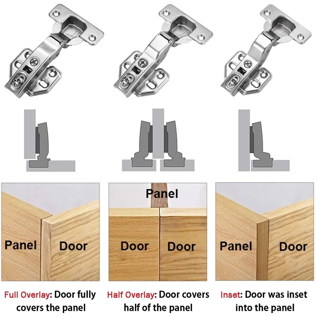 DIY Repair C1 C2 C3 H1 H2 H3 2PCS/SET Hydraulic Soft Close Concealed ...
