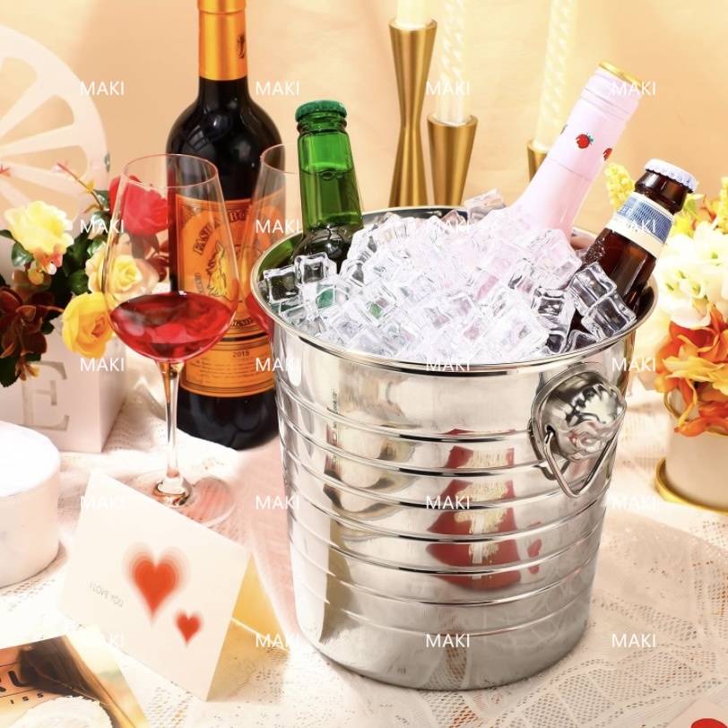 thick stainless steel ice bucket/ice kettle,water pitcher,ice pot ...