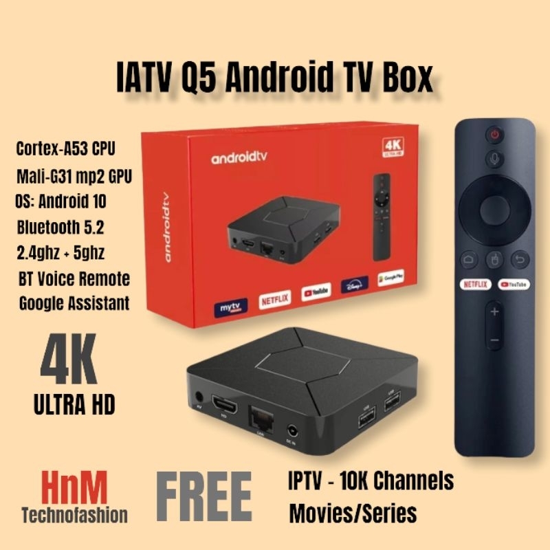 Q5 Tv Box 4k Ultra HD