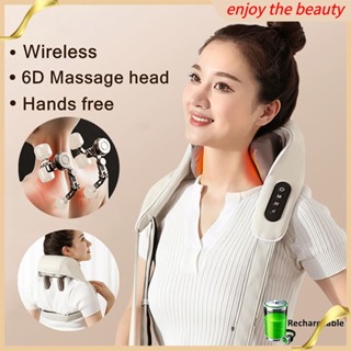 Electric Heated 6D Neck Shoulder Shiatsu Massager for Trapezius Muscle Pain  Relief - China Neck Shoulder Shiatsu Massager, Electric Heated Neck Massager