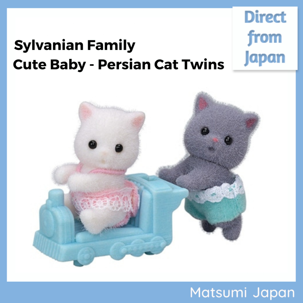 Calico critters sale persian cat twins