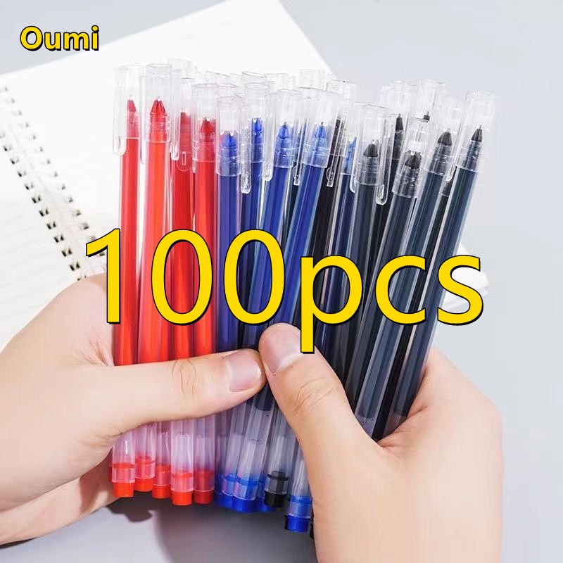 Oumi 100Pcs Pen Large capacity ink needle tube Refill Gelpen Ballpen ...