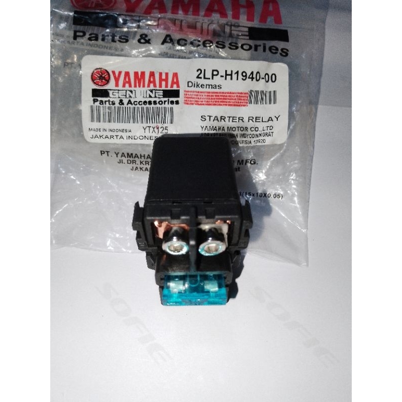 STARTER RELAY For YAMAHA YTX 125 genuine parts Shopee Philippines