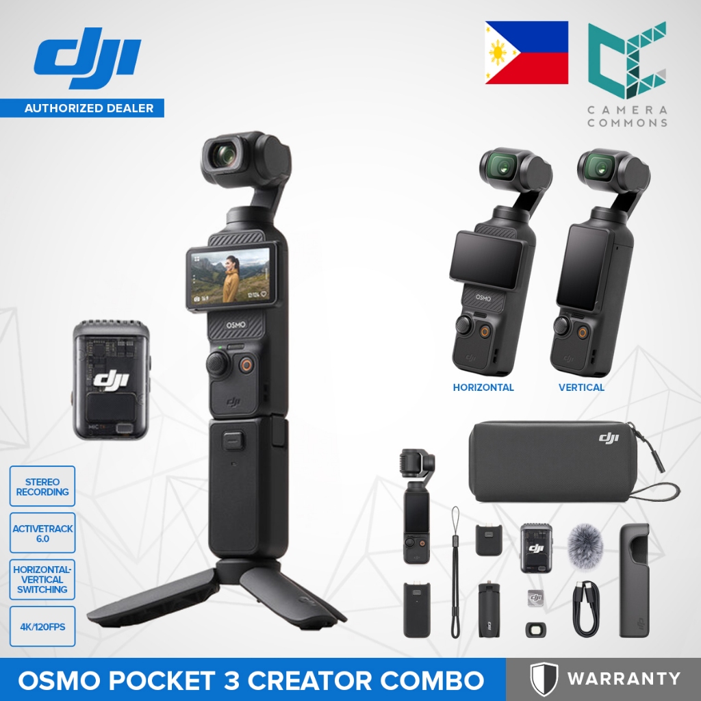 dji osmo pocket 3 creator combo gimbal stabilizer