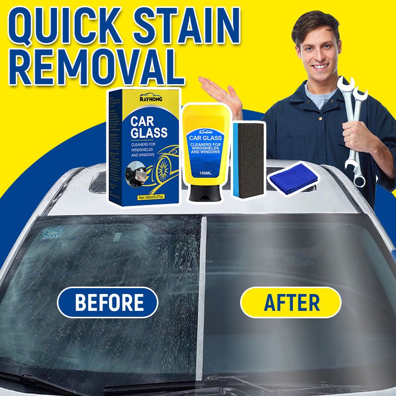 Car glass cleaner acid rain remover for car wax rubbing compound
