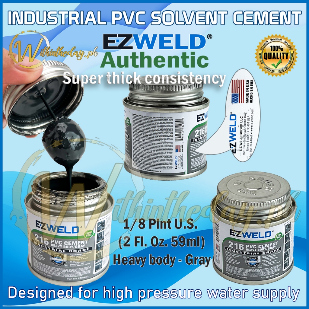 Original Industrial grade PVC Cement Solvent Glue potable water supply