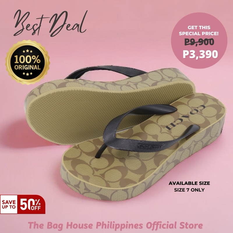 Coach best sale slipper price