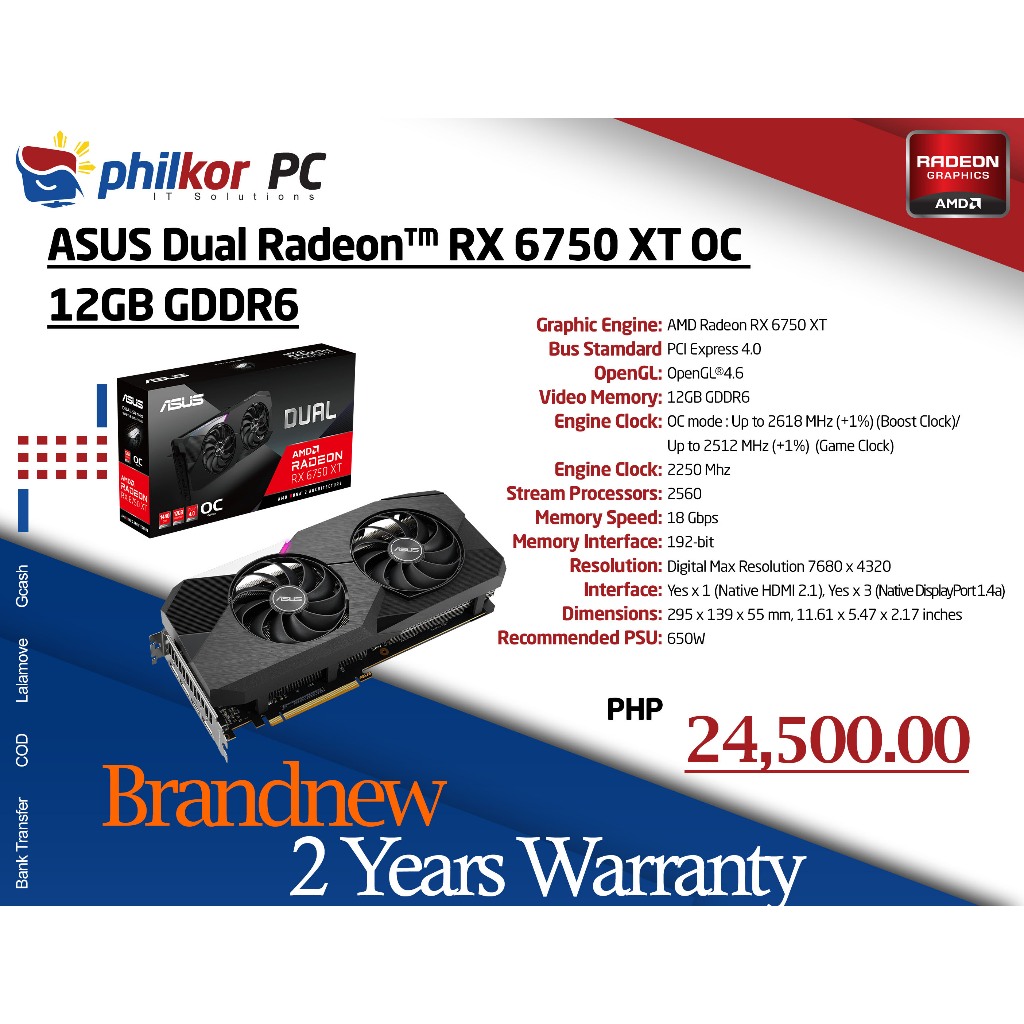 asus-dual-radeon-rx-6750xt-brandnew-graphics-card-shopee-philippines