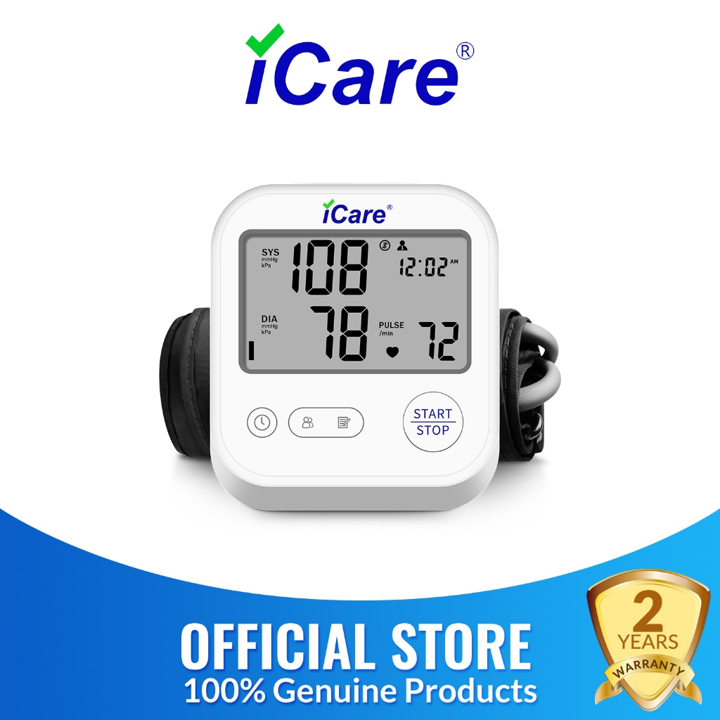iCare® CK222 Automatic Digital Blood Pressure Monitor Large arm cuff