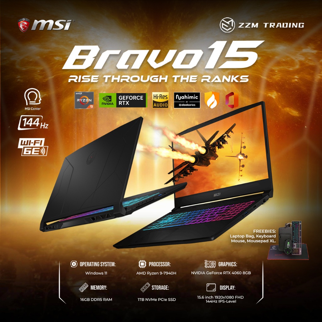 MSI Bravo 15 C7V 15.6