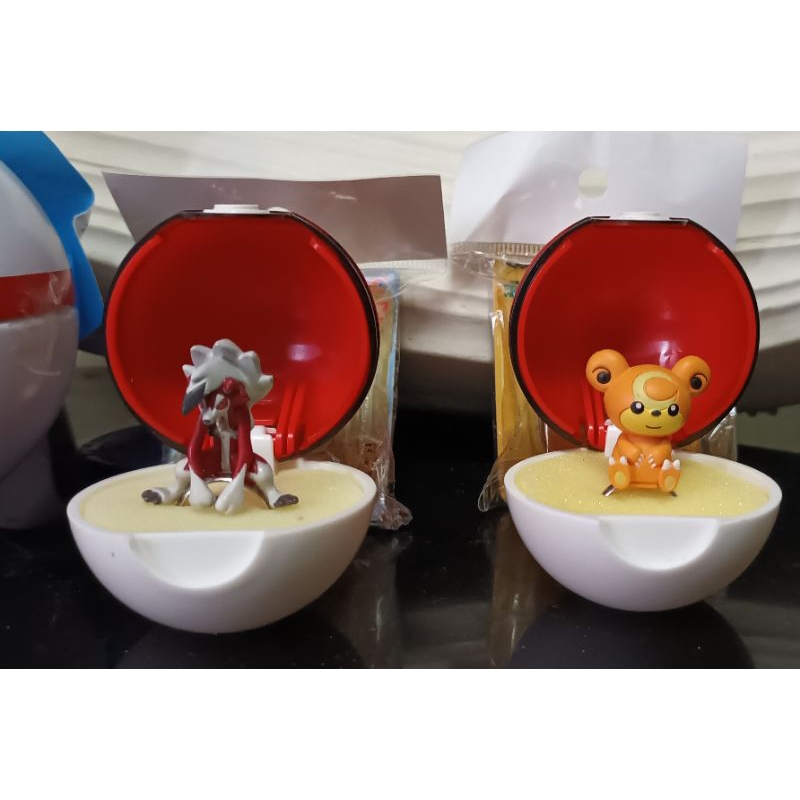 Pokemon Rings Lycanroc and Teddiursa Set ringcolle | Shopee Philippines