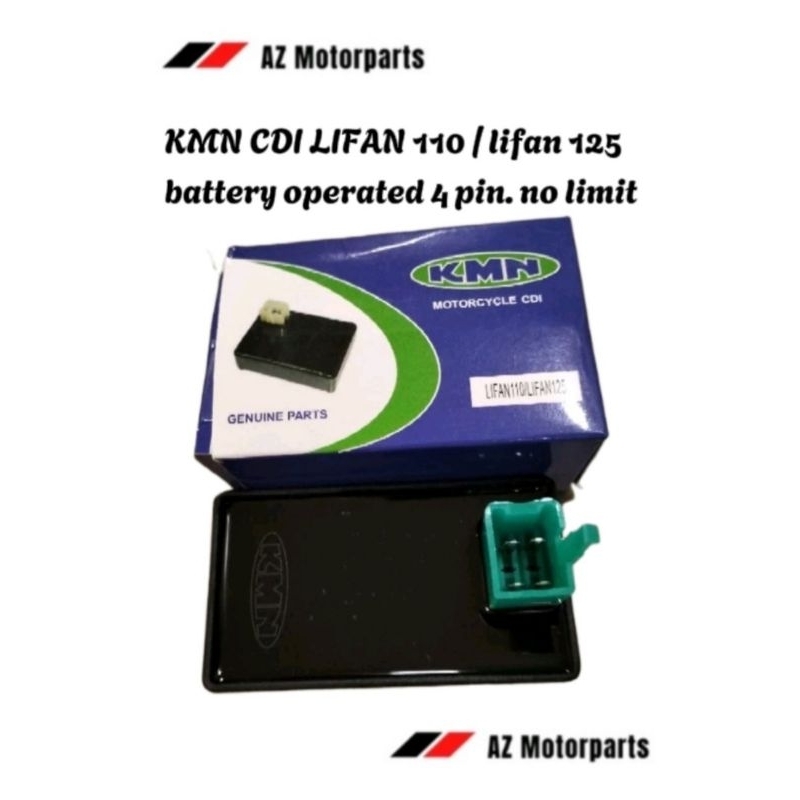 CDI LIFAN 110/lifan 125 [KMN brand] battery operated 4 pin. no limit ...