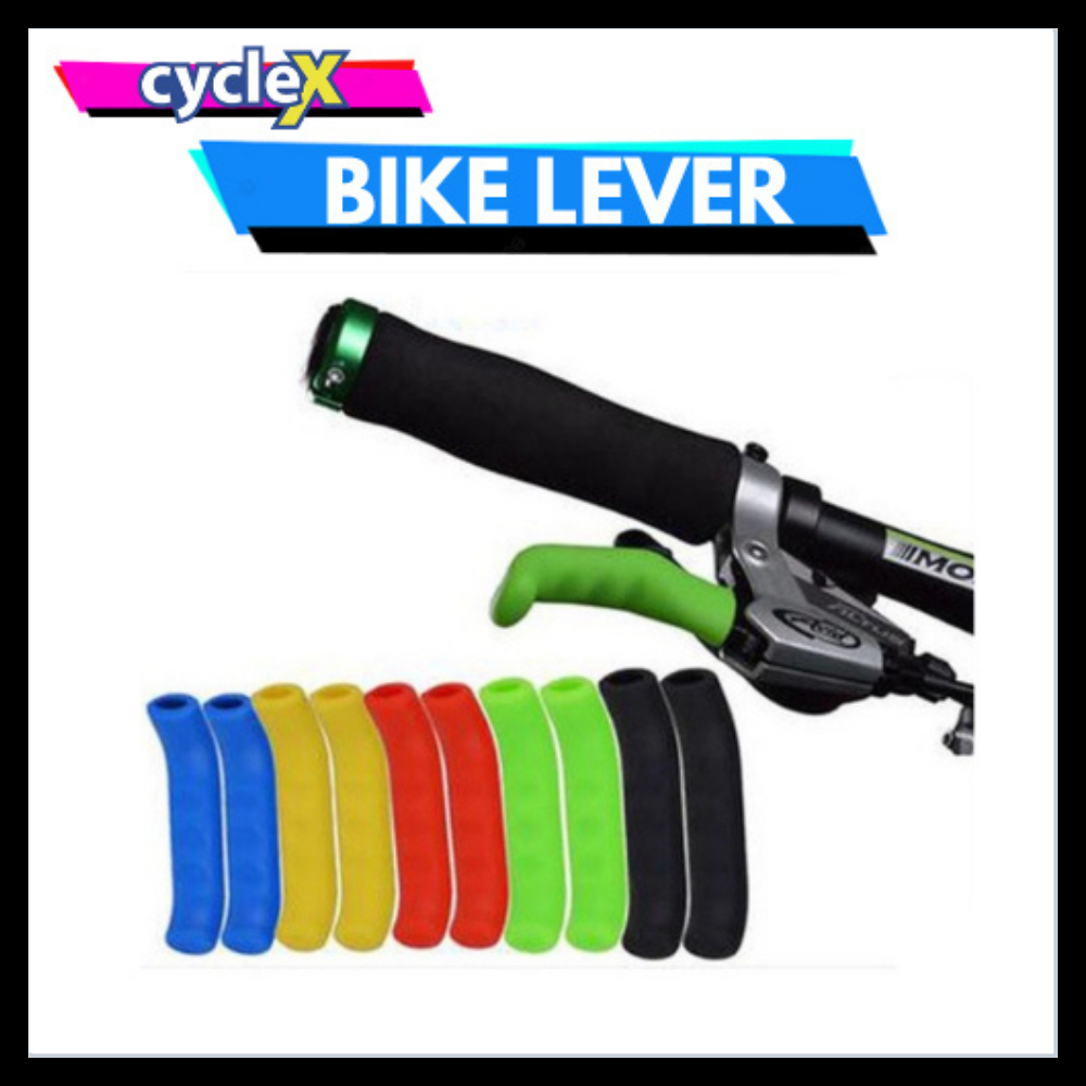 Cyclex Bicycle Accessories 2PCS Silicone Bicycle Lever Grips Protectors