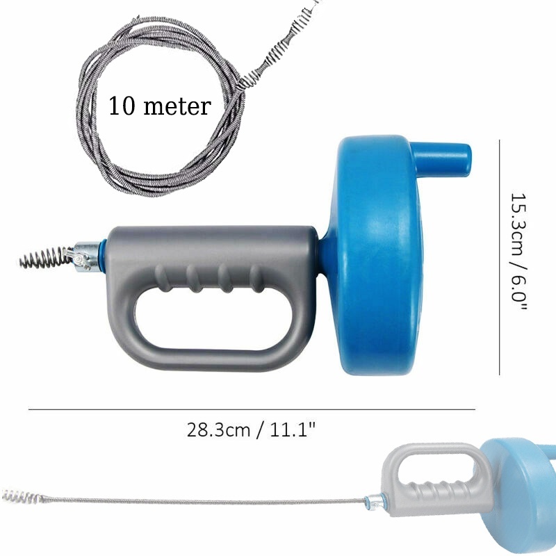 Hoba Drain Unblocker Tool Clog Flexible Auger Snake Rod SinkTub Sewer