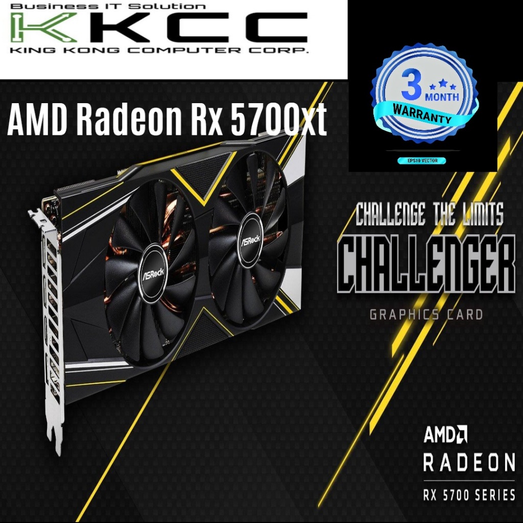 AMD Radeon™ RX 5700 XT Challenger D 8G OC | Shopee Philippines