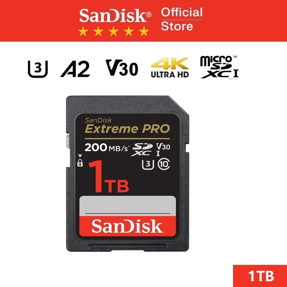 1TB MicroSD SanDisk Extreme Pro SDXC V30 U3 A2 UHS-1