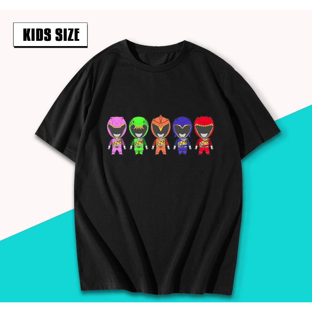Power Ranger Dino Charge High Quality T-Shirt for Kids (PR27) | Shopee ...