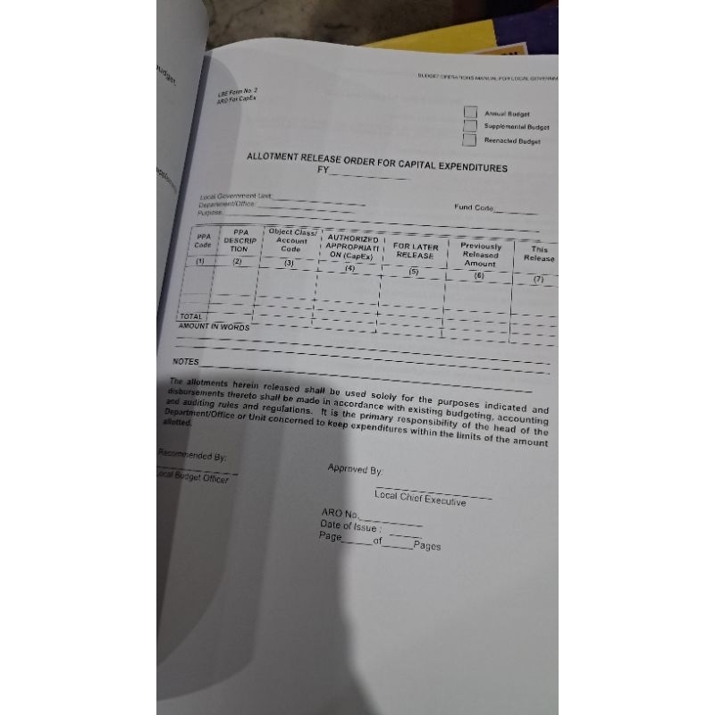 Budget Operations Manual For Local Government Units Barangay 2016 ...